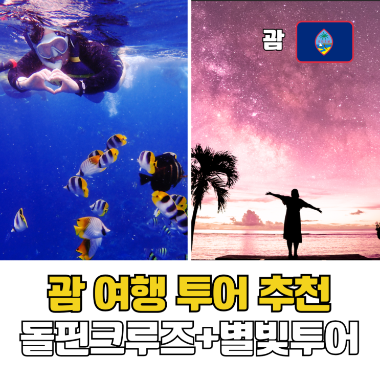  괌 자유여행 필수 돌핀크루즈 별빛투어 시간 가격 지금괌닷컴 콤보 예약