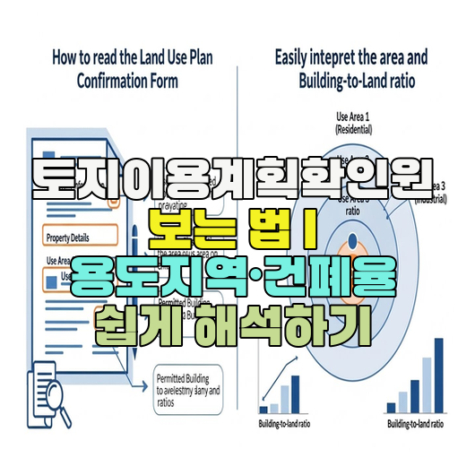  토지이용계획확인원 보는 법 | 용도지역·건폐율 쉽게 해석하기