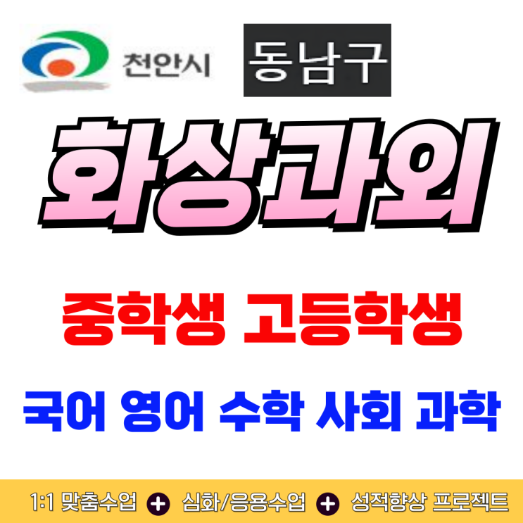  천안 동남구 예비고1 겨울방학 화상과외, 단원 구조부터 잡는 공부 전략