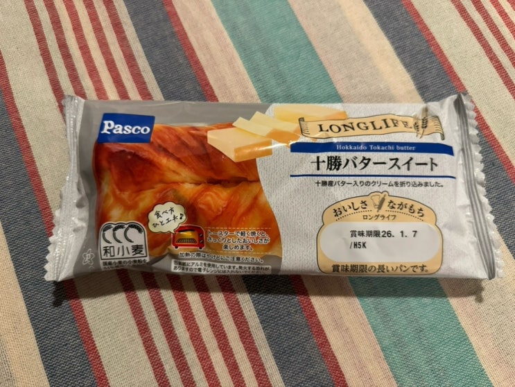  일본 마트 빵 Pasco 도카치 버터 스위트 패스츄리