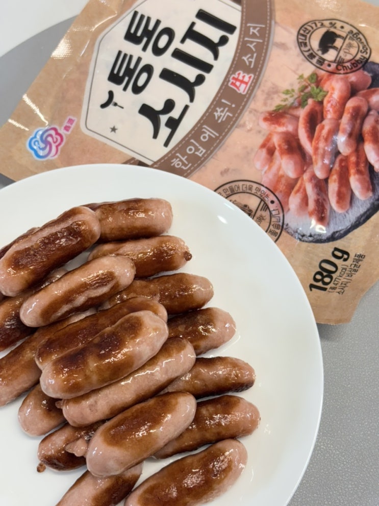  캠핑간식 추천 숯불에 구우면 더 맛있는 일품선 통통 소시지