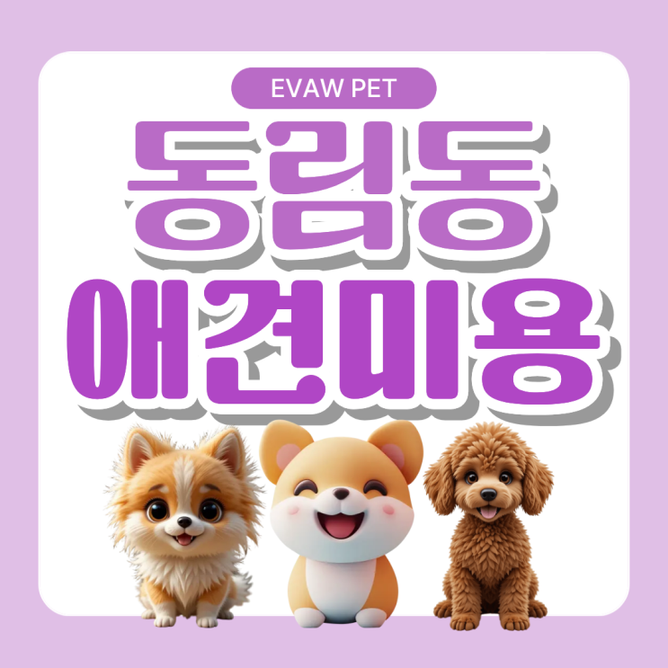  동림동애견미용학원 진로부터 대학입시까지 가능한 자격증으로 보는 애견미용사 전망