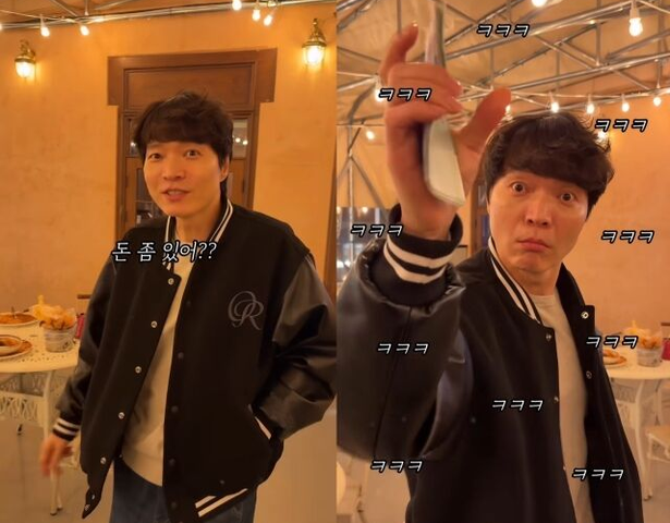 <b>신정환</b>, 불법<b>도박 논란</b> 이후 술집에서의 머니건 퍼포먼스