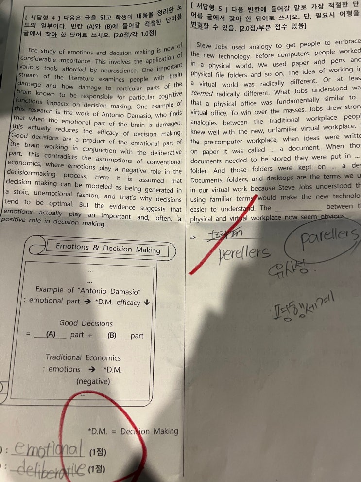  구암고 영어 내신하위권 9점에서 76점 급상승 비밀