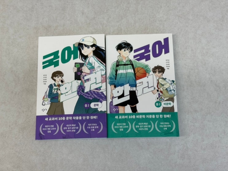  중학교 2학년 국어 도서 추천! 창비교육 국어 한 권 중2 문학/비문학 편 2022 개정 교과서 집필진이 역은 책!