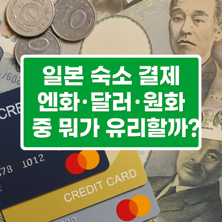   **일본 숙소 예약 결제는 엔화·달러·원화 중 무엇이 가장 유리할까? - 이중환전 피하는 법 (2025 ver.)