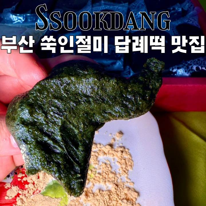  부산답례떡맛집 쑥당 : 제주산 쑥 100% 쑥인절미 맛집 [부산 광안리]