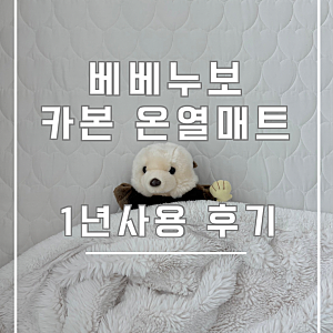 베베누보 카본 온열매트 1년 사용 후기