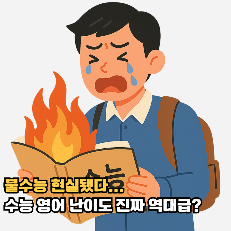 <b>불수능</b> 현실됐다...수능영어 난이도 올해는 진짜 역대급이었다고?