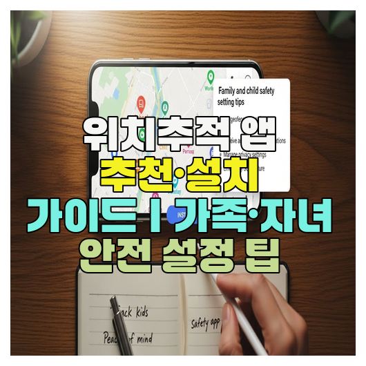  위치추적 앱 추천·설치 가이드｜가족·자녀 안전 설정 팁