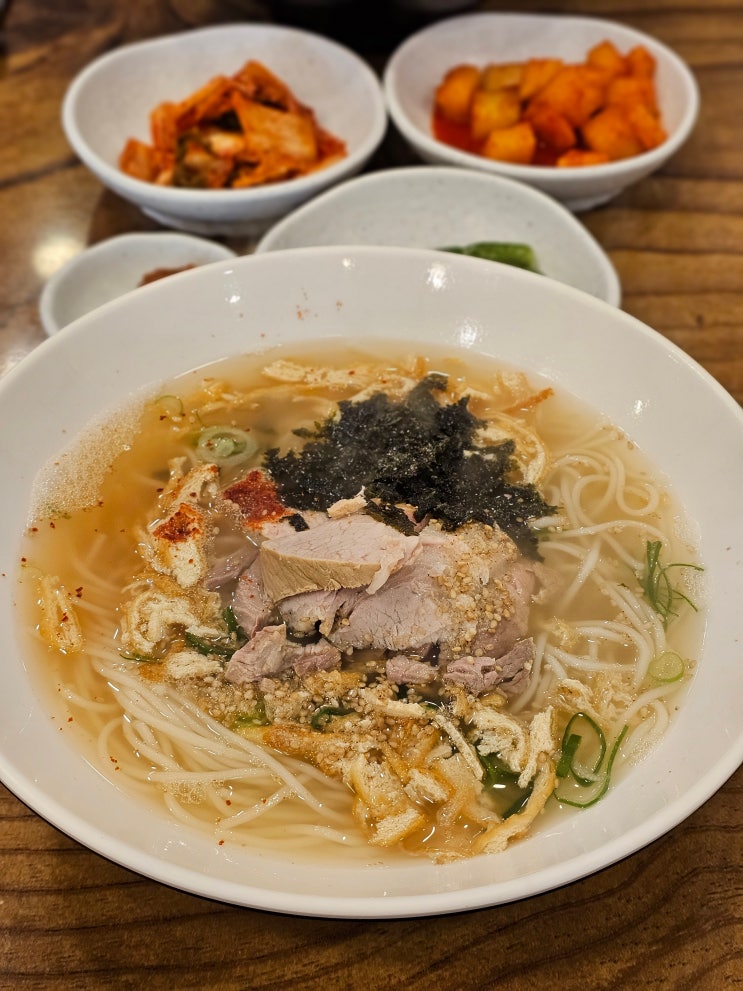  제주공항근처 현지인 맛집 파도국수 고기국수 멸치국수 추천
