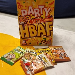 HBAF 바프 파티박스 옐로우, 회사 간식으로 샀지롱~