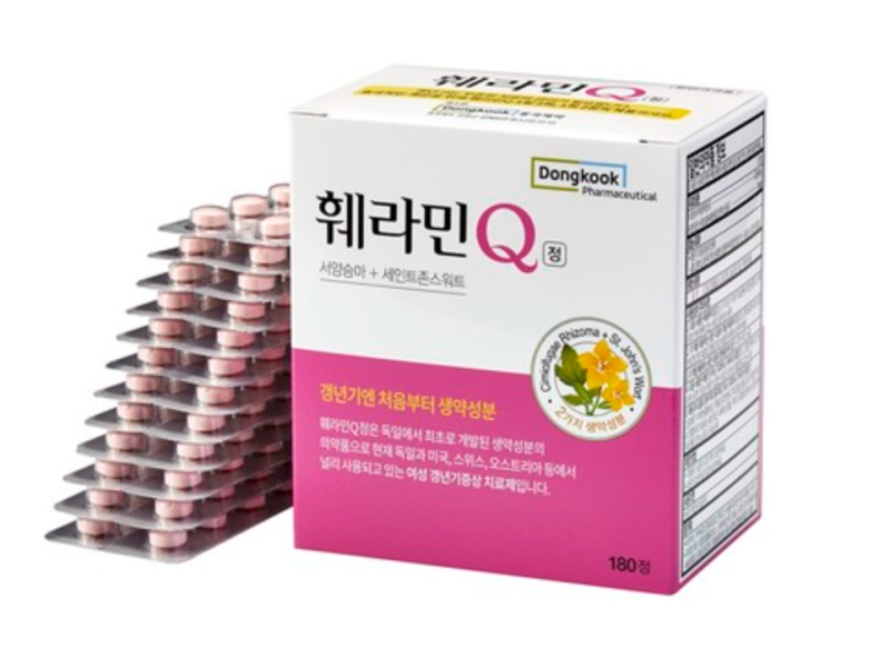 훼라민Q 180정 300정 갱년기 약 가격 효과
