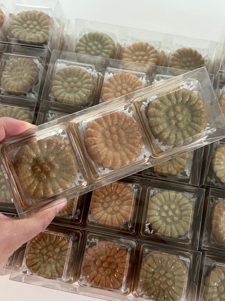  부산 결혼 답례로 준비해드린 맛도 보관도 좋은 쌀 약과쿠키샌드