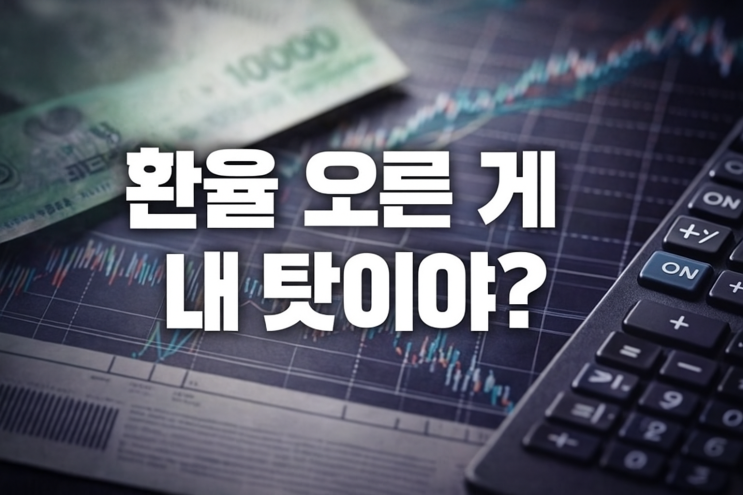  환율 오른 게 내 탓이야? 서학개미는 운다.