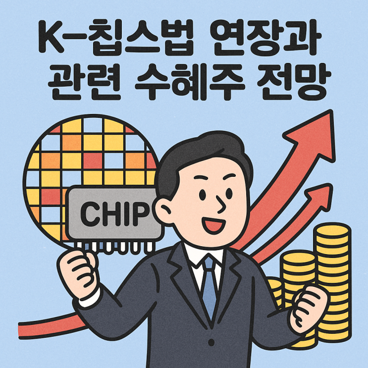 K-칩스법 연장과 직접 보조금 논의, 삼성전자 SK하이닉스 및 소부장 관련주 수혜 전망