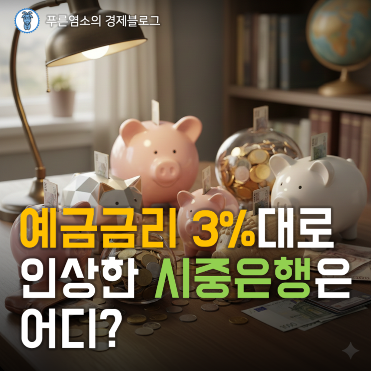  12월 정기 예금 금리 높은 은행 순위 (2025.12.04)