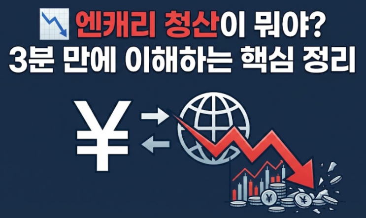  엔캐리 트레이드 & 청산, 이 글 하나로 완벽하게 이해하기