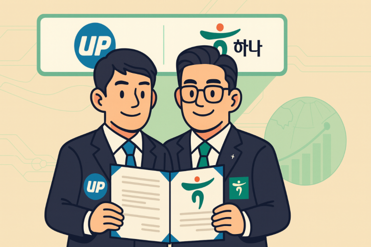  하나금융-두나무 협약, 2026 블록체인 해외송금 시대 연다!
