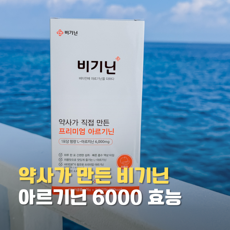 아르기닌 6000 효능 맛있게 건강챙기는 액상형 비기닌