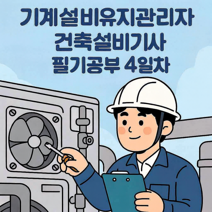  기계설비유지관리자 - 건축설비기사 : 필기 공부 4일차