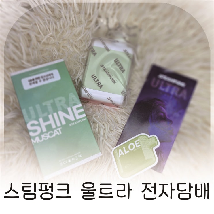  남편의 루틴변화, 코리아베이프그룹 스팀펑크 울트라 일회용 전자담배 추천