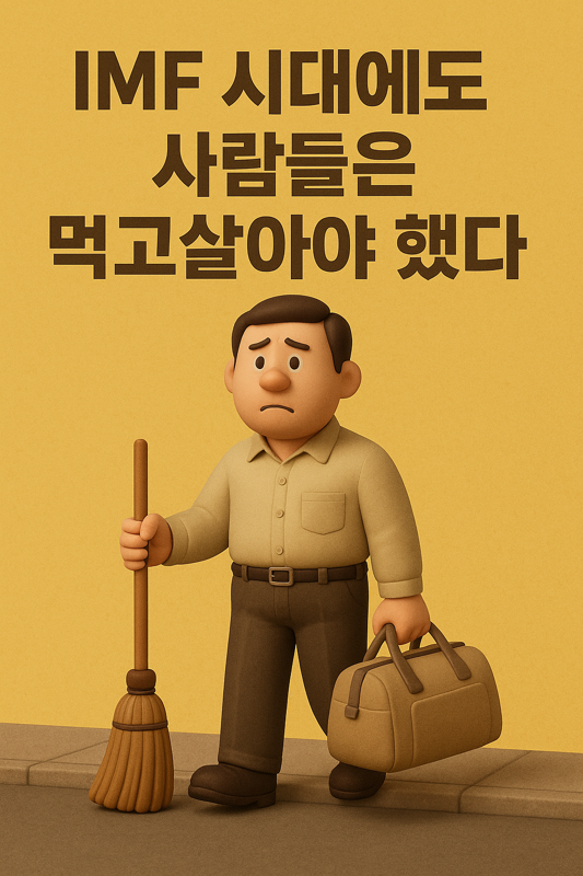  IMF 시대에도 사람들은 먹고살아야 했다 — 위기 속에서도 멈추지 않았던 생계의 흐름