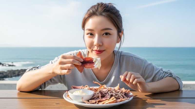 반건조오징어 효능 보관법과 건강 레시피