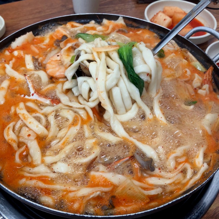  인천 칼국수 맛집 새집손해물칼국수 막걸리 공짜