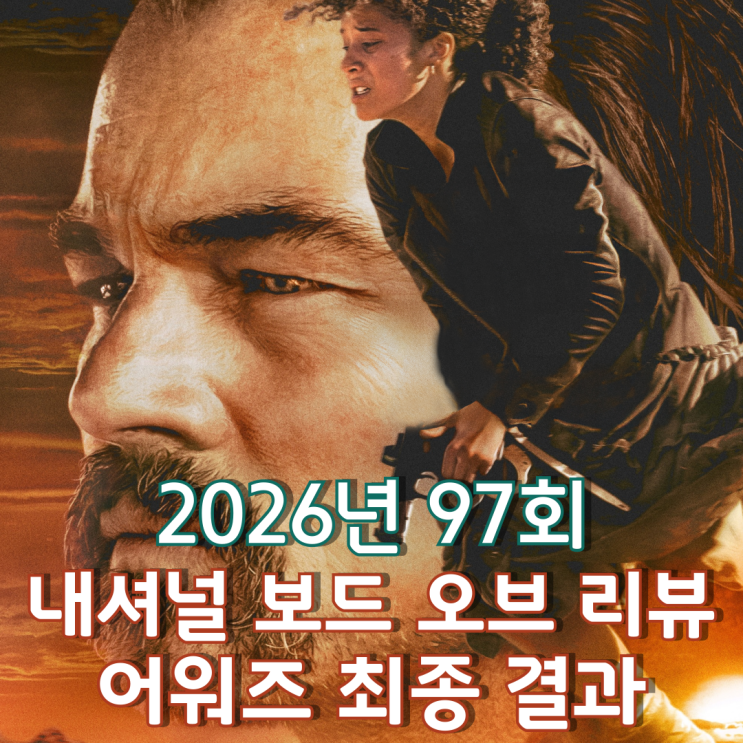  2026년 97회 내셔널 보드 오브 리뷰 어워즈 최종 결과