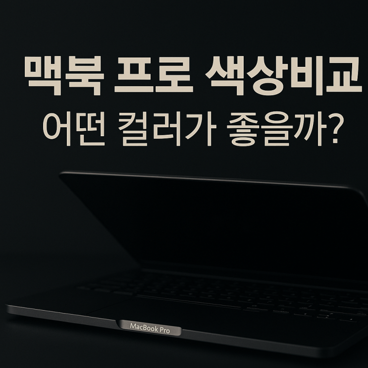  맥북프로 색상 비교, 10년 맥북 쓴 사람의 선택은??!