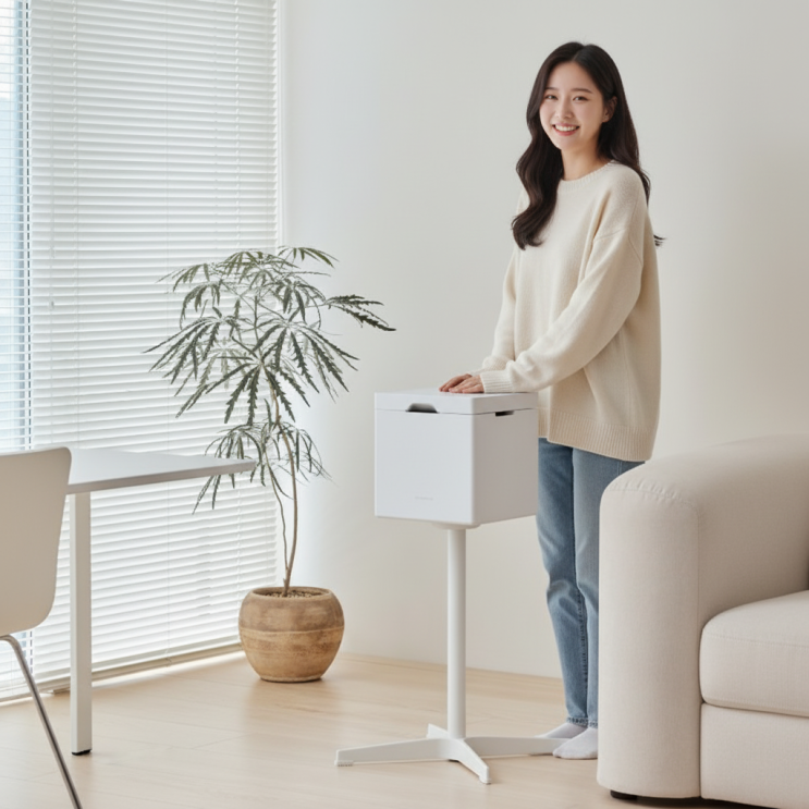  저전력 대용량 가습기 추천, 케어팟 큐브 X50V로 전기세 폭탄 피한 썰 (저온가열)
