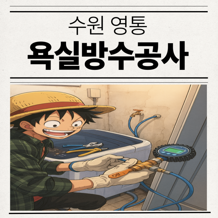  수원 욕실방수 원천동 아파트 곰팡이 물샘 문제 빠르게 해결하고 싶다면