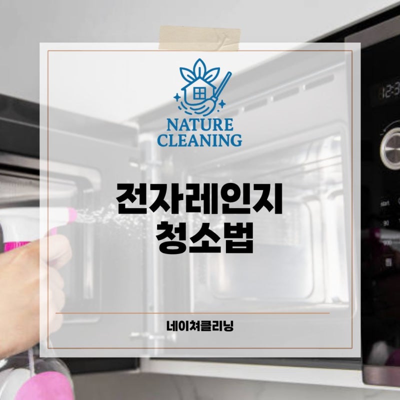 전자레인지 청소법 베이킹소다 전자렌지 내부 청소 식초 레몬 활용법