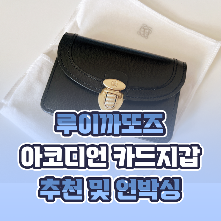  루이까또즈 아코디언 카드지갑 추천 여성 카드지갑