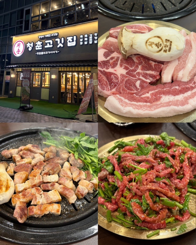  [김포/운양]김포 운양동맛집 청춘고깃집 김포운양점｜육회부터 돼지고기 삼겹살까지 완벽