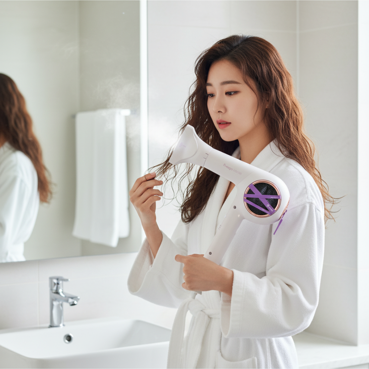  고성능 터보 헤어드라이기 추천, 해외여행 필수템! 프리볼트 JMW 프리고 접이식 드라이기 후기