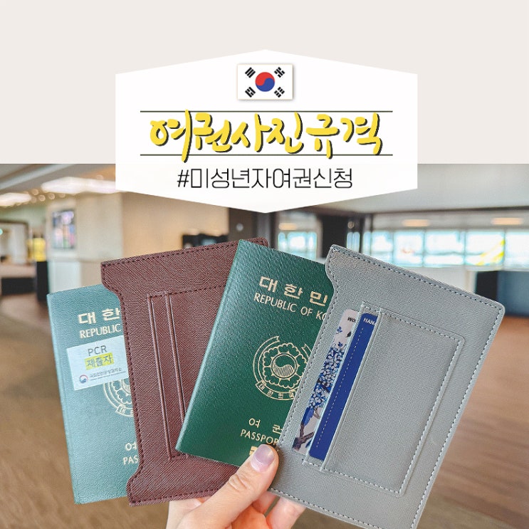  여권사진 규격 규정 귀, 미성년자 여권발급 방법 비용