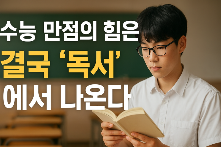 올해 <b>수능만점자</b>, 성적표 기다리는 시간에도 책 읽었다
