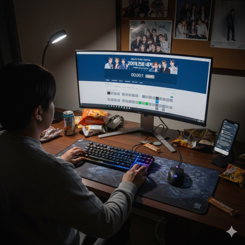 멜론티켓 티켓팅 방법 꿀팁 동시접속 취소표 시간 새로고침 취켓팅 멜론티켓 서버시간 정보 ....