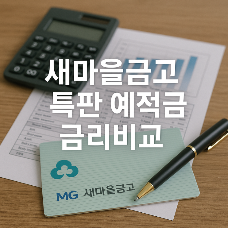  새마을금고 특판 예적금 금리비교, 5%대 고금리 지점 찾기와 경영안전등급 확인법 (비대면 가입)