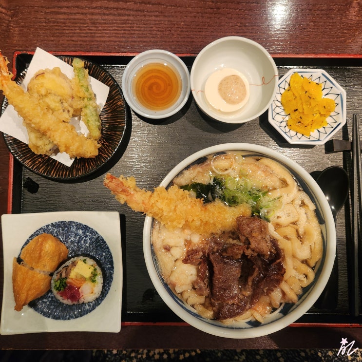  내돈내산 [여의도] 진가와  - 추운 겨울 먹으면 좋은 다양한 토핑이 올라간 우동 맛집