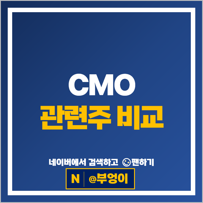 바이오 CMO 관련주 삼성바이오로직스 SK바이오사이언스 주가 에스티팜 주식