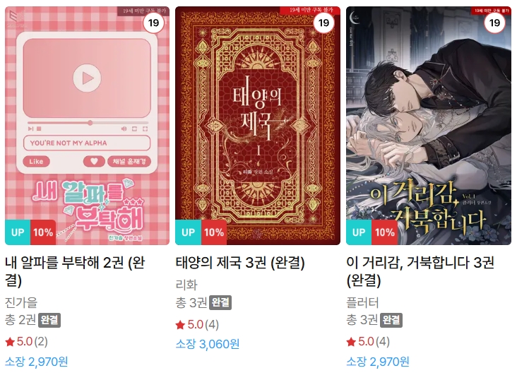  BL소설 신간) 25년 12월 05일 신간