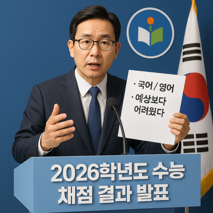   2026학년도 수능 채점 결과 발표…“국어·영어 예상보다 어려웠다”