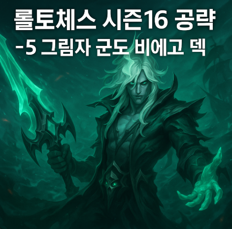[시즌16] 롤토체스 덱추천 : 5그림자 군도 비에고 덱