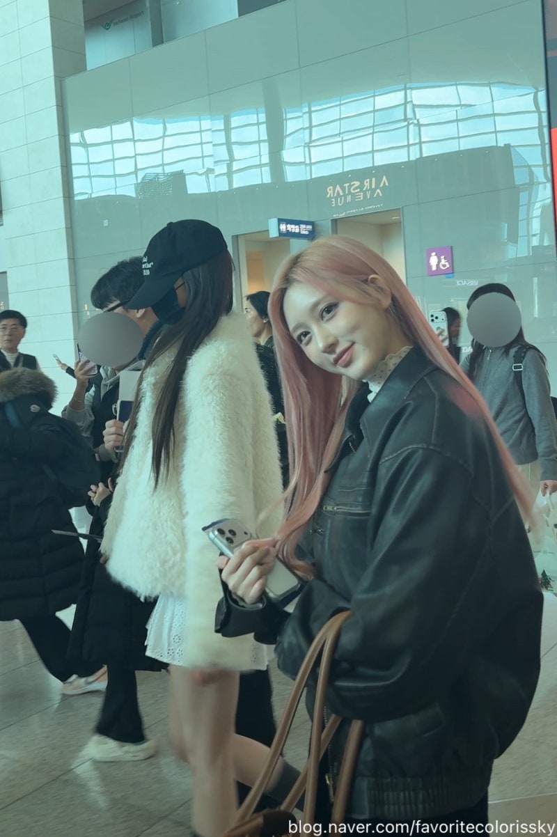 인천공항 아이돌 연예인 출국 아이브, 르세라핌, 슈화 본 썰 푼다