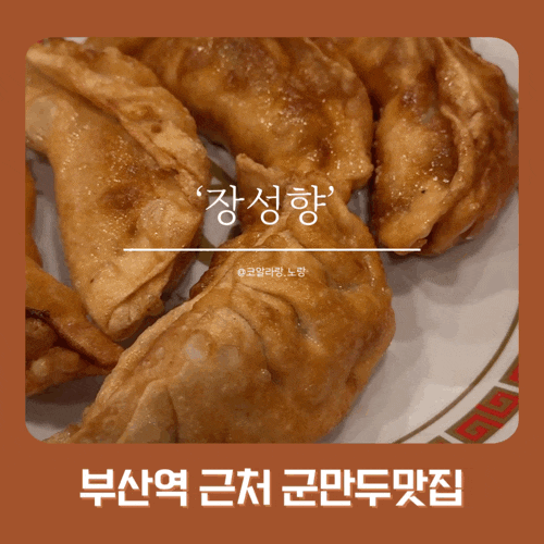  부산역 장성향｜군만두 간짜장 탕수육 여행자 시점 솔직 후기
