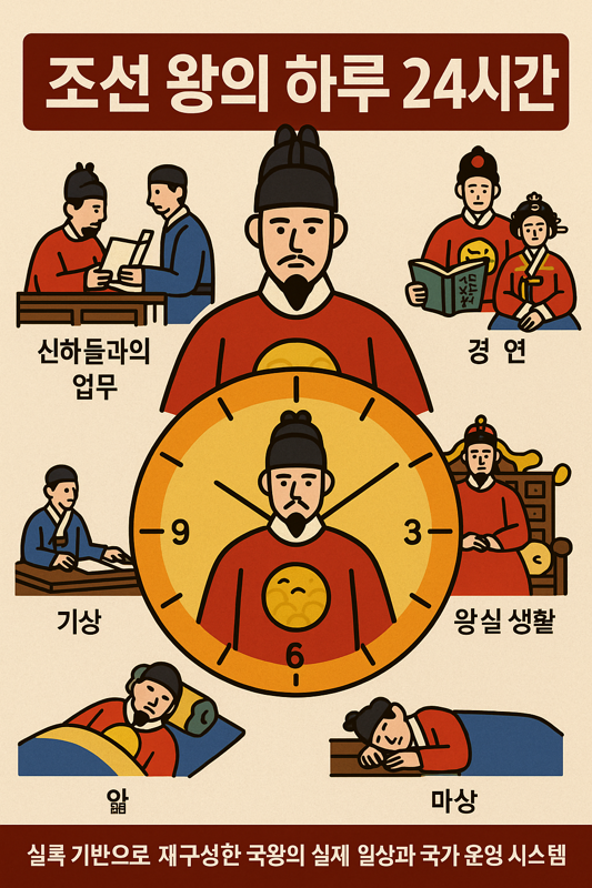  조선 왕의 하루 24시간｜실록 기반으로 재구성한 국왕의 실제 일상과 국가 운영 시스템