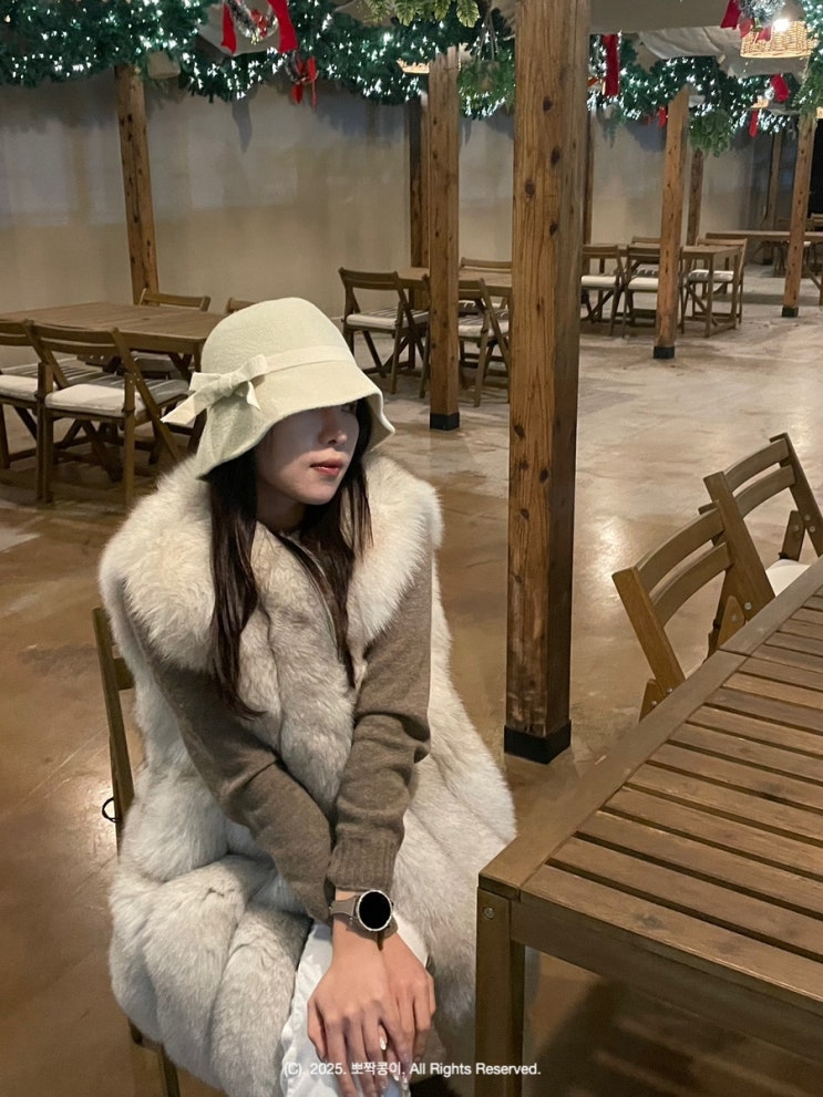  얼굴 작아보이는 여성 겨울모자 추천 ! 막스까르띠지오 버킷햇